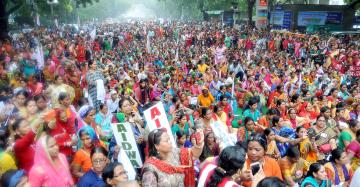 Thousands Of Women Under AIDWA  Banner Vow To Fight Violence, Fear, Hunger And Unemployment Aggravated By BJP’s Modi Regime